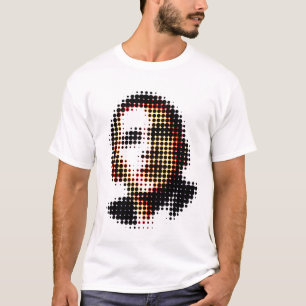 T-shirt Points de Barack Obama et cercles - illusion