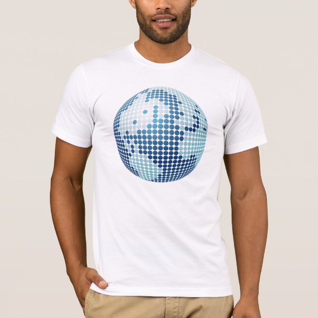 T-shirt Points de la terre (Devant)