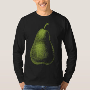 T-shirt Poire Fruit Aliments Amoureux Cadeau Graphique Vin