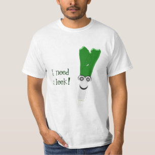 T-shirt Poireau humoristique