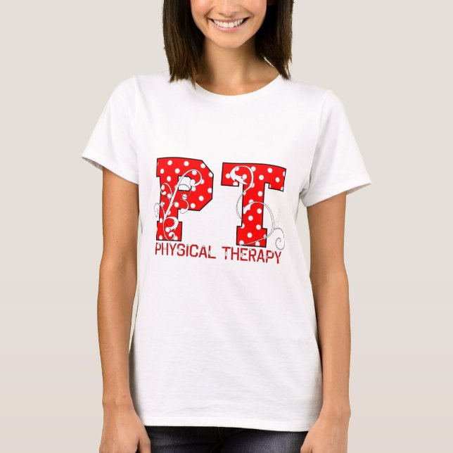 T-shirt pois blanc rouge de pinte (Devant)