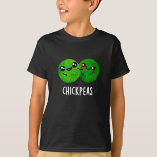 T-shirt Pois chiches amusant Pois de fille Pun de pois fon