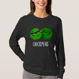 T-shirt Pois chiches amusant Pois de fille Pun de pois fon