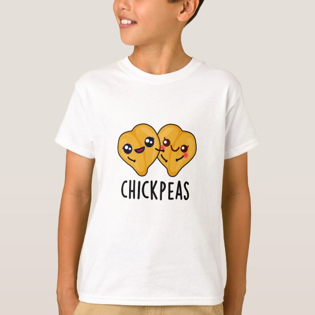 T-shirt Pois Chick Funky Food Pun (Devant)