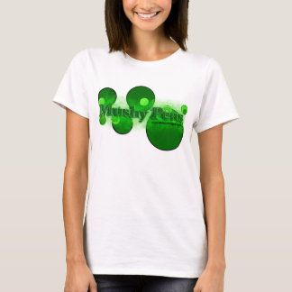 T-shirt Pois détrempés en vert