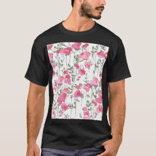 T-shirt Pois doux : Texture Florale d'été.