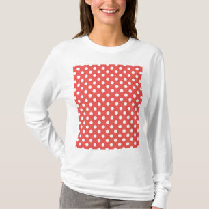 T-shirt Pois rouges et blancs