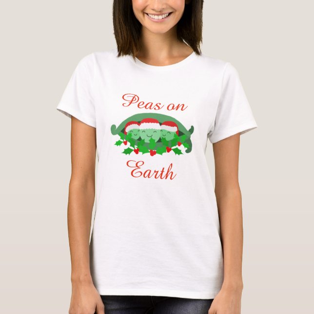 T-shirt Pois sur la chemise de la terre (Devant)