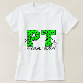 T-shirt pois vert et noir de pinte