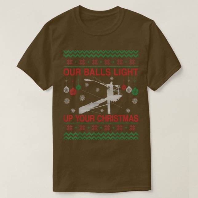 T-shirt Poison de Christmas Ugly Christmas Sweater For Lin (Design devant)
