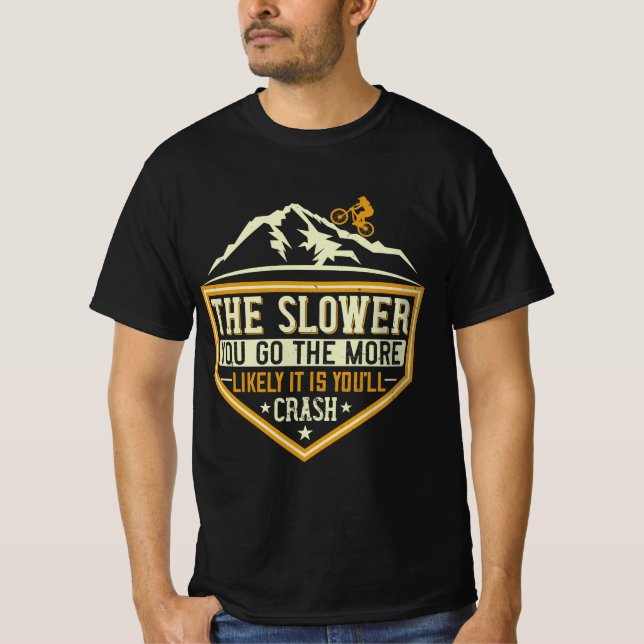 T-shirt Poison de Mountain Biking Quotes (Devant)