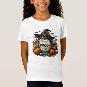 T-Shirt Poison d'Halloween avec le nom de l'enfant
