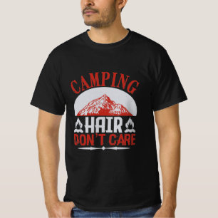 T-shirt Poison du camping hair don't care