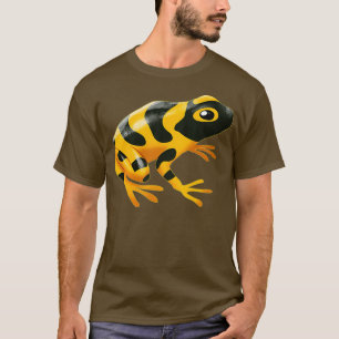 T-shirt Poison grenouille - Jaune noir - Amphibien - I