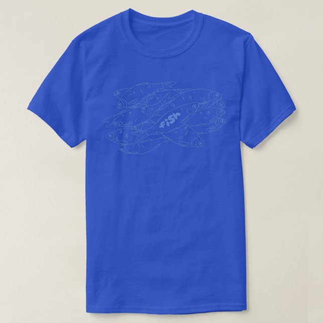 T-shirt poisson 8 1 (Design devant)