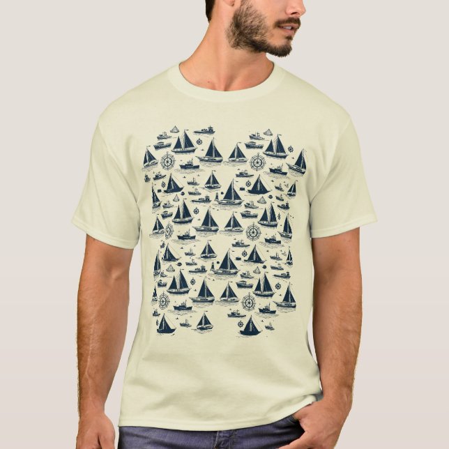 T-shirt Poisson Aesthétique Tee - Vintage extérieur (Devant)