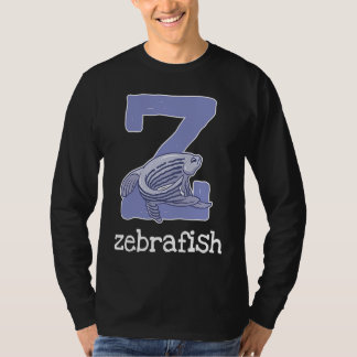 T-shirt Poisson Alphabet Lettre Zebre Enfants