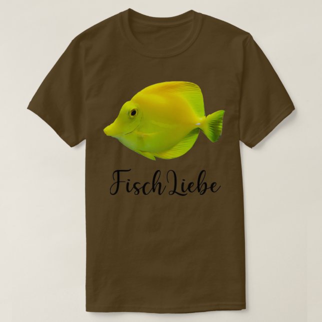 T-shirt poisson amour (Design devant)