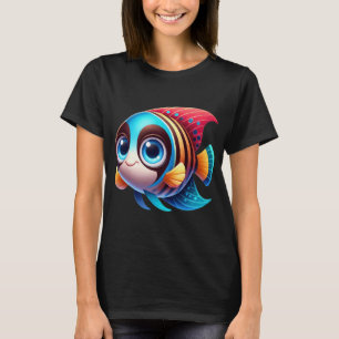 T-shirt Poisson-ange masqué adorable
