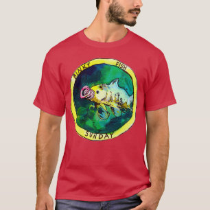 T-shirt poisson binaire