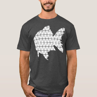 T-shirt Poisson blanc