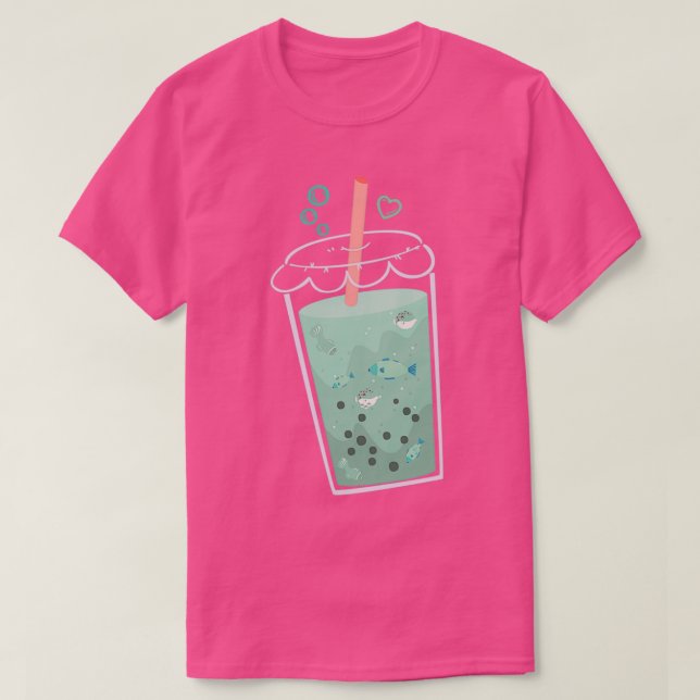 T-shirt Poisson Boba Poisson Poisson Poisson Poisson Poiss (Design devant)