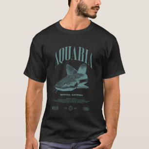 T-shirt Poisson-chat à queue rouge Changement d'eau Poisso