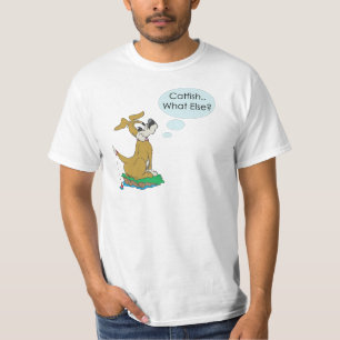 T-shirt Poisson-chat drôle de pêche d'humour de pêche de