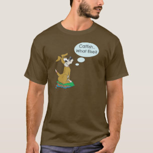 T-shirt Poisson-chat drôle de pêche d'humour de pêche de