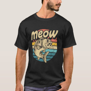 T-shirt Poisson-chat Miaou Poisson-chat Drôle Pêche Pêcheu