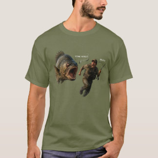 T-shirt Poisson Cherchant à se Venger