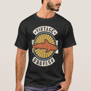 T-shirt Poisson-chien Vintage classique rétro 60s les anné