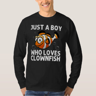 T-shirt Poisson clown cool pour garçons Enfants Poisson cl
