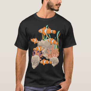 T-shirt Poisson Clown Dans L'Océan