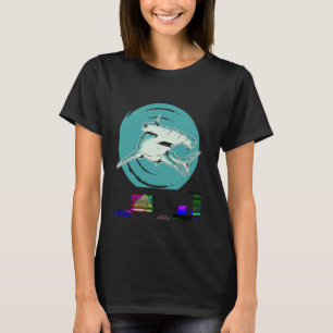 T-shirt Poisson Créature Marine Ciseaux Marteau Tête De Po