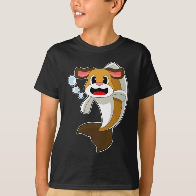 T-shirt Poisson de chien (Devant)
