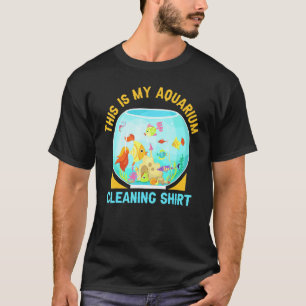 T-shirt Poisson de nettoyage d'aquarium Aquariophilie Fun