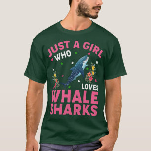 T-shirt Poisson De Requin De Baleine Aime Juste Une Fille 