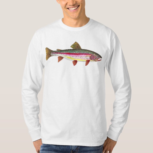 T-shirt Poisson de truite arc-en-ciel (Devant)