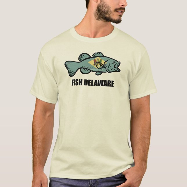 T-shirt Poisson Delaware (Devant)
