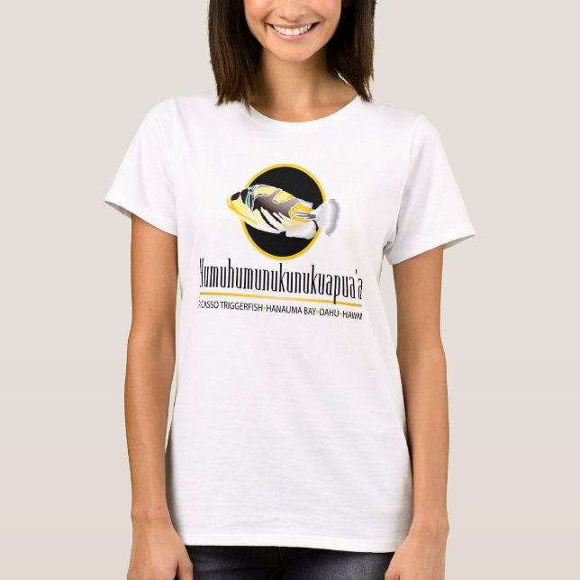 T-shirt Poisson d'État d'Hawaï - Humuhumunukunukuapua'a (Devant)