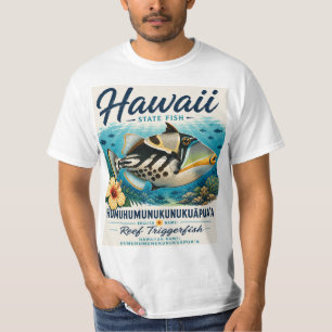 T-shirt Poisson d'État d'Hawaii