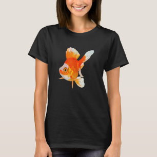 T-shirt Poisson d'or géométrique Papa Maman Garçon Fille J
