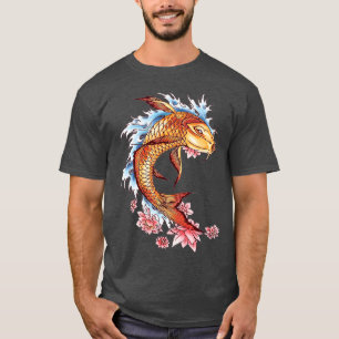T-shirt Poisson d'or Koi esthétique