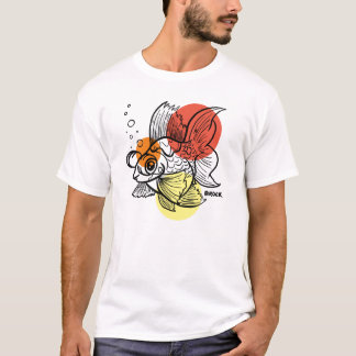 T-shirt Poisson d'or mousseux