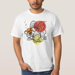 T-shirt Poisson d'or mousseux