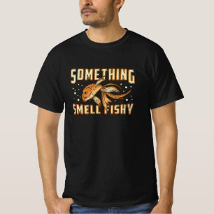 T-shirt Poisson d'or Someting Odeur Poisson Aquarium Anima