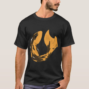 T-shirt Poisson doré