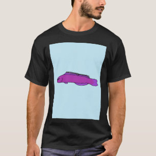 T-shirt Poisson Dottyback orchidée