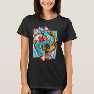 T-shirt Poisson en carpe japonais Nishikigoi Cherche esthé